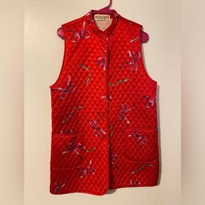 Hanae Mori for formfit Japan quilted vest